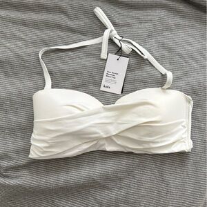 Knix White Women's Bikini Top
